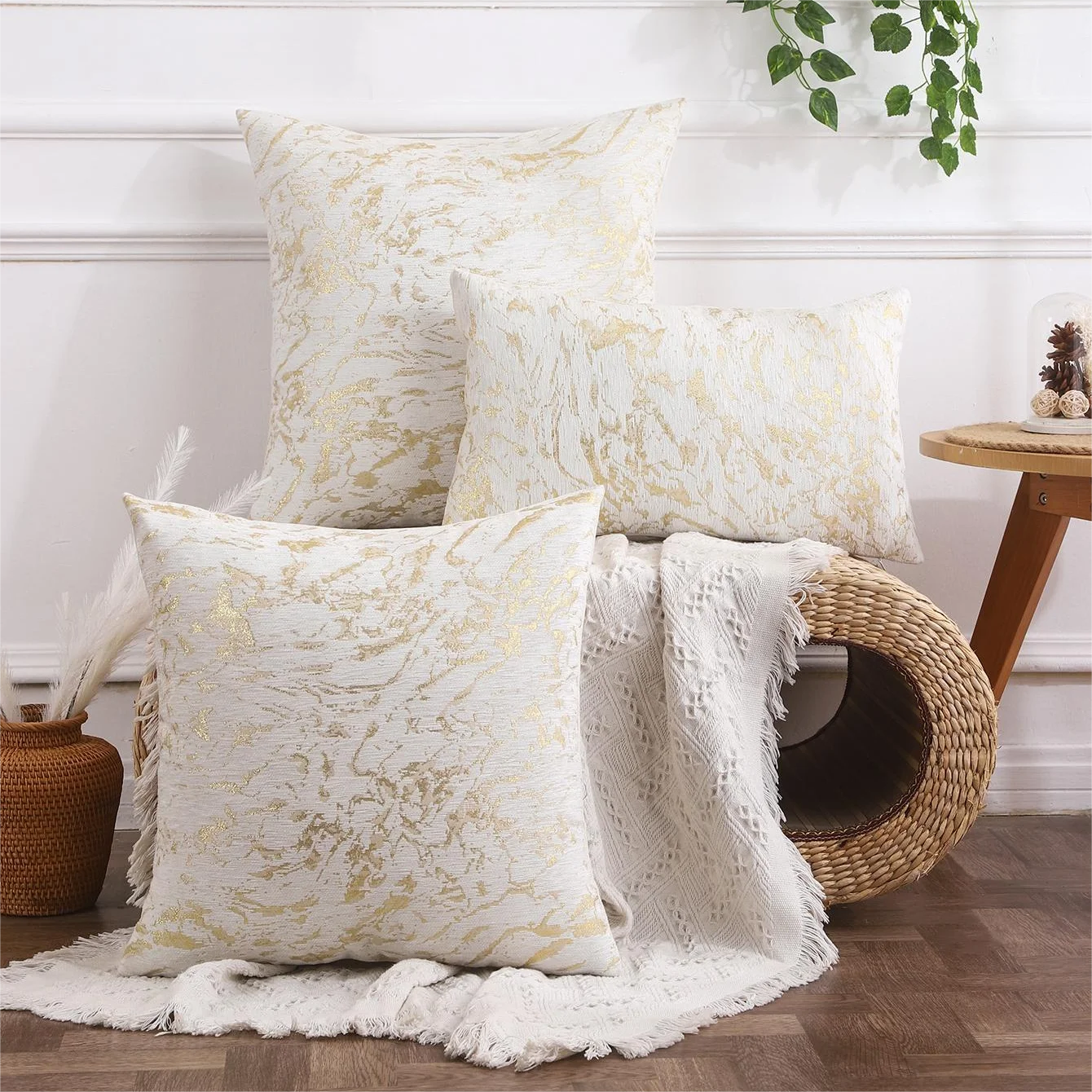 Pillow Cover 20X20 - Szenilowa poszewka na poduszkę Miękkie poszewki