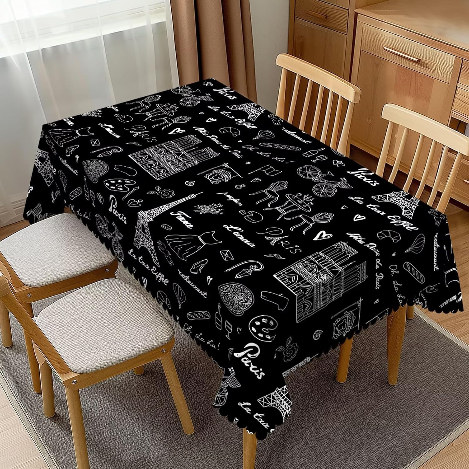 Home Textiles Paris - Obrus Wieża Eiffla Francja Paryż Romantyzm
