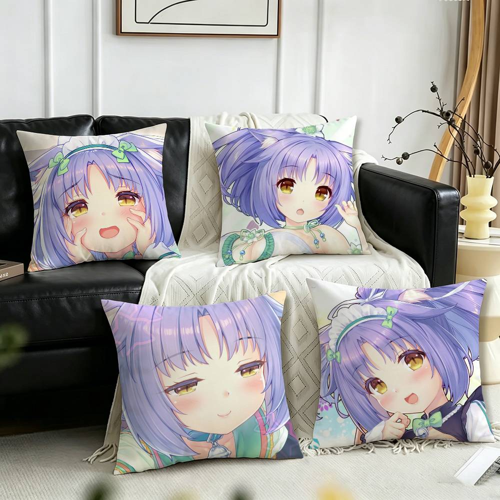 Home Textiles Inc - Poszewka na poduszkę C-Cinnamon NEKOPARA z