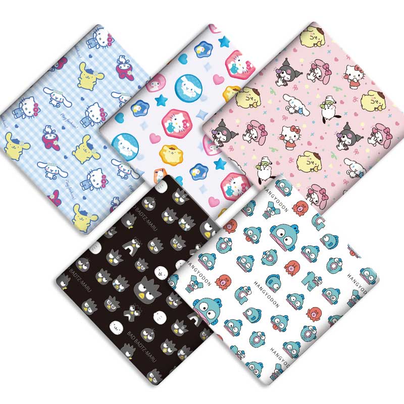 Hot Home Of Textiles - Gorąca tkanina Sanrio z motywami kreskówkowymi