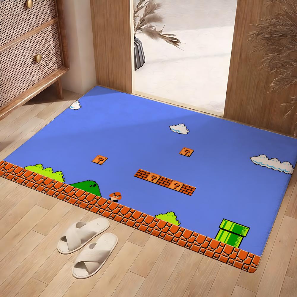 Home Textiles Images - Anime Pixel Image Floor Mat Miękki