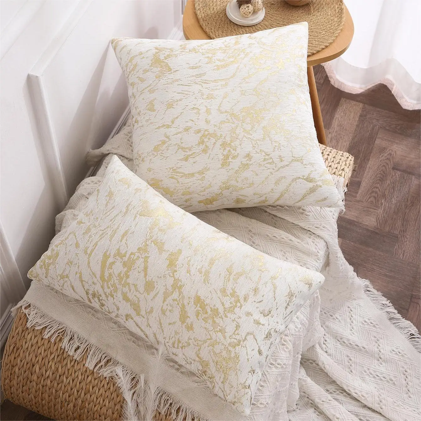 Szenilowa poszewka na poduszkę – Pillow Cover 20X20 recenzja i cena