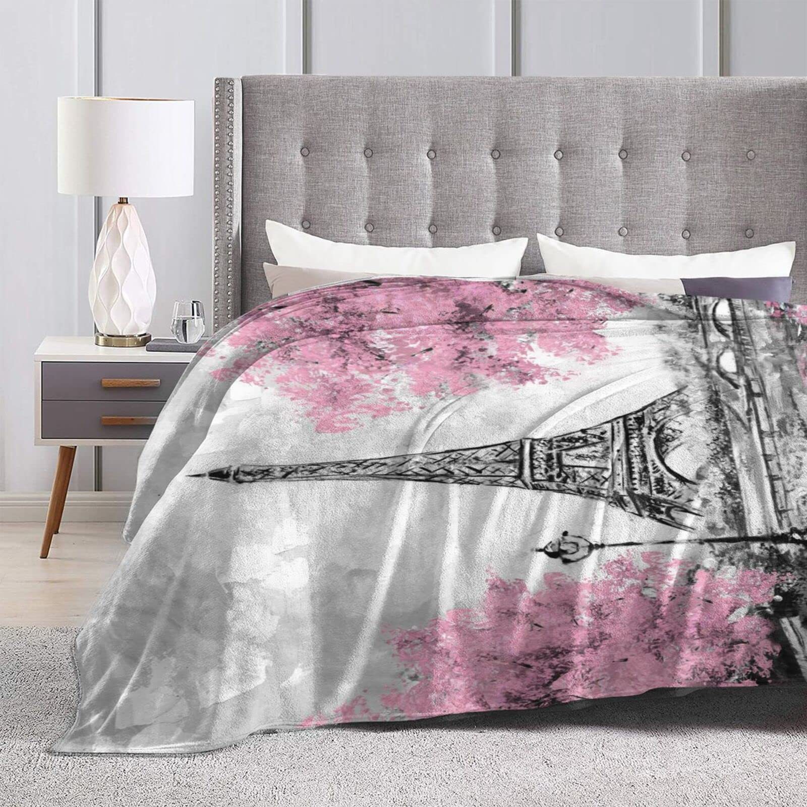 Koc z nadrukiem Wieży Eiffla w – Home Textiles Paris recenzja i cena