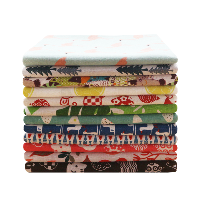 Tkanina lniana z nadrukiem fla – Hot Home Of Textiles recenzja i cena