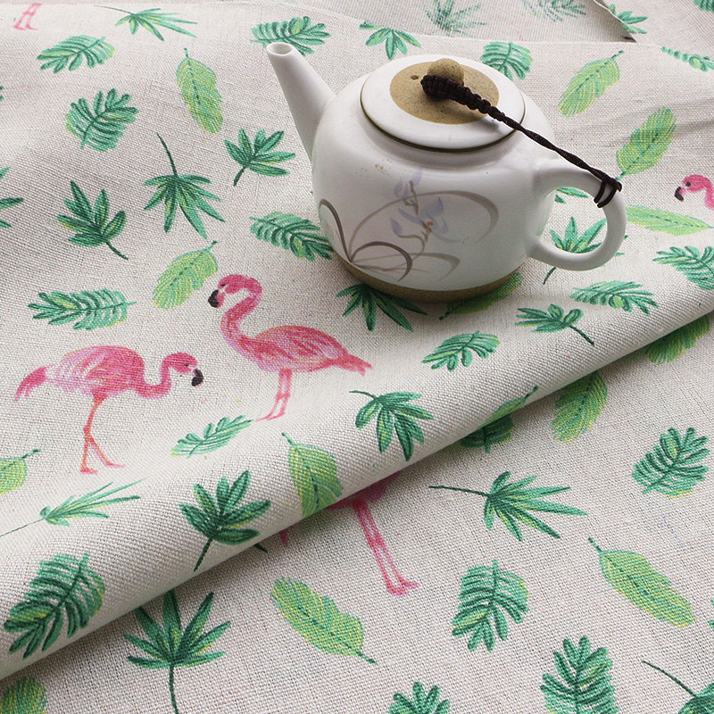 Tkanina lniana z nadrukiem fla – Hot Home Of Textiles recenzja i cena