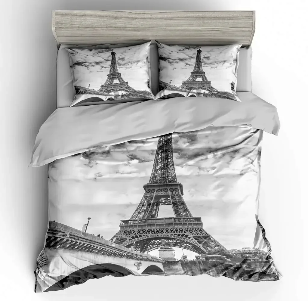 Zestaw pościeli z motywem Wież – Home Textiles Paris recenzja i cena