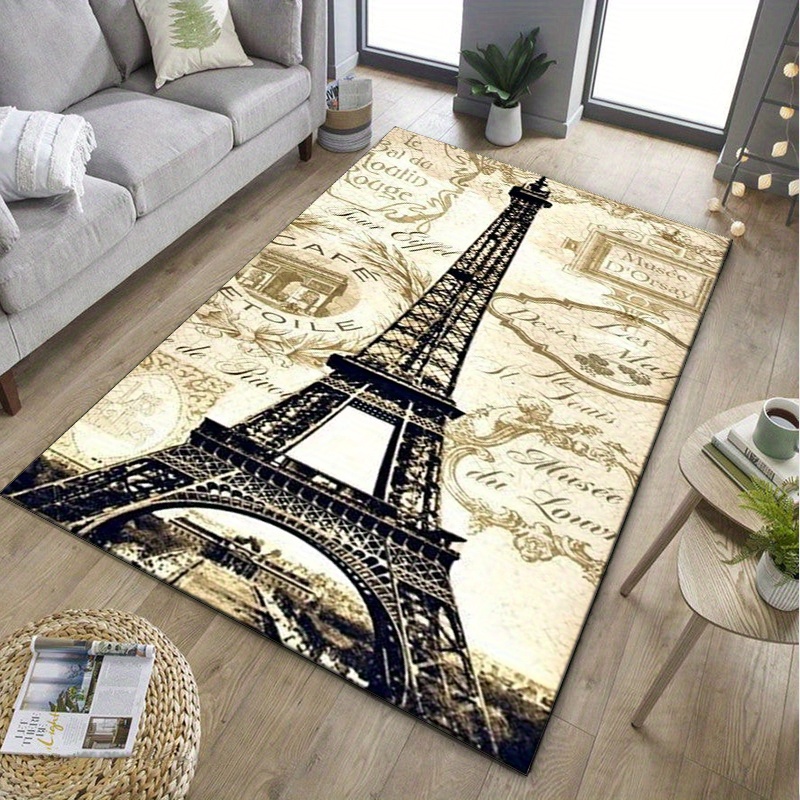 Dywan z motywem Wieży Eifel w  – Home Textiles Paris recenzja i cena