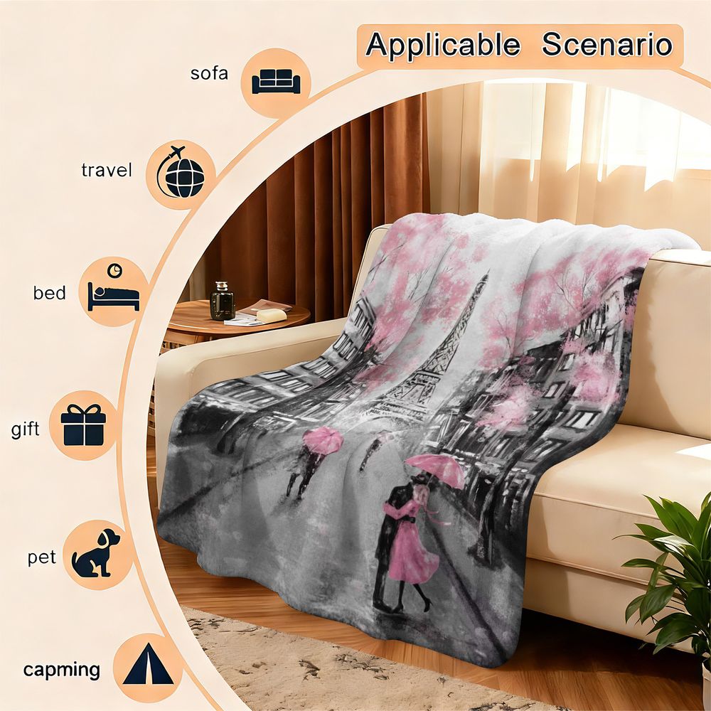 Romantyczny koc z polaru flane – Home Textiles Paris recenzja i cena