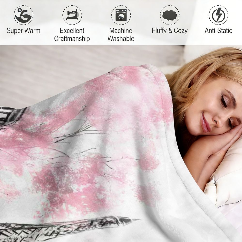 Romantyczny koc z polaru flane – Home Textiles Paris recenzja i cena