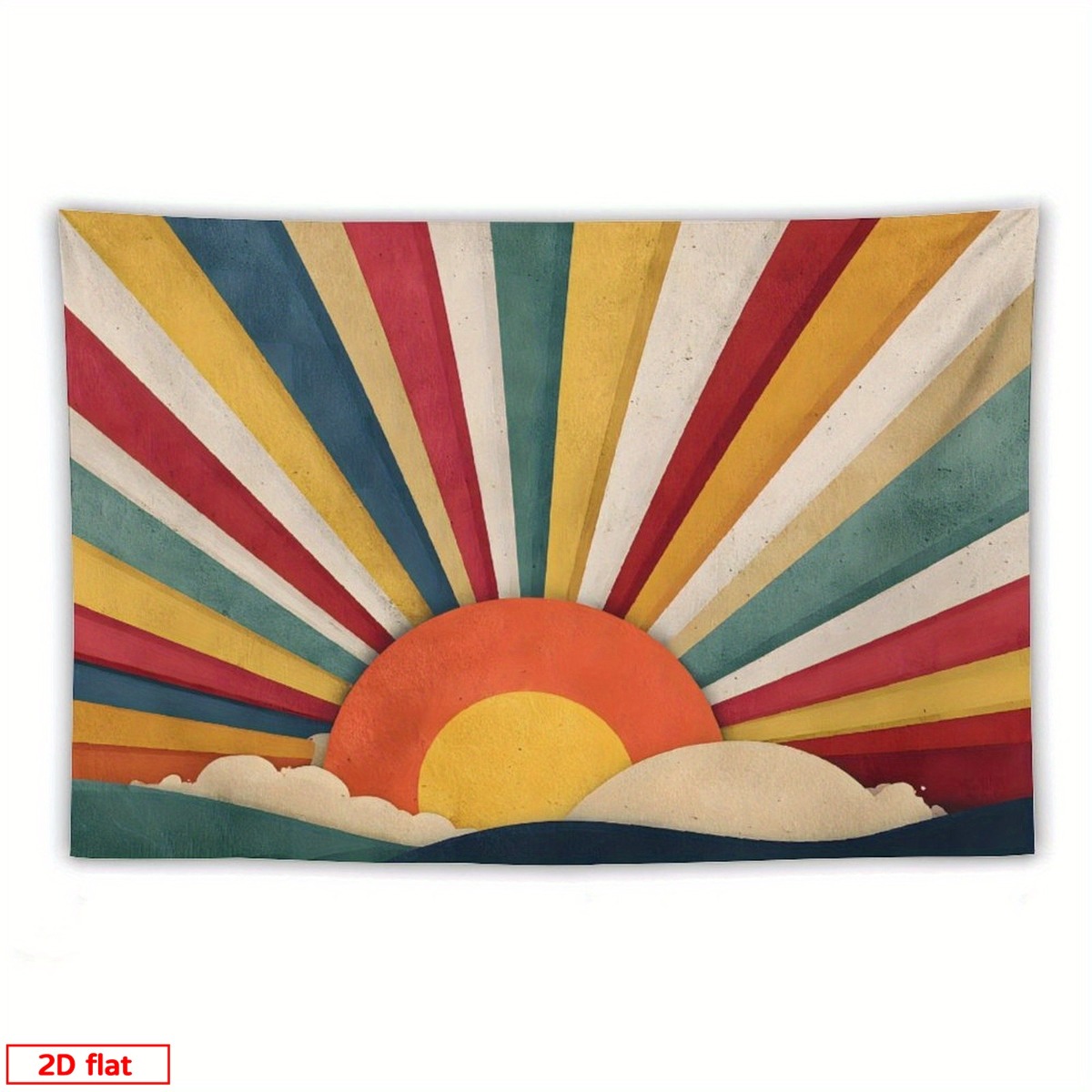Boho Sunburst Retro Tapestry W – Sunrise Home Textiles & Apparel recenzja i cena